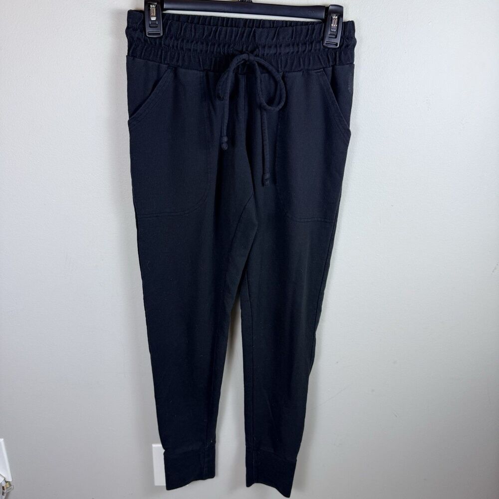 Free People FP Movement Black Joggers Sweat Pants Womens Small Pockets